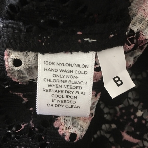 Loft Floral Lace Black Blouse Size XS - Picture 5 of 5